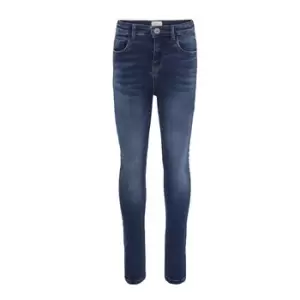 Image of Only KONPAOLA Girls Childrens Skinny Jeans in Blue - Sizes 8 years,9 years,10 years,11 years,12 years,13 years,14 years,15 years