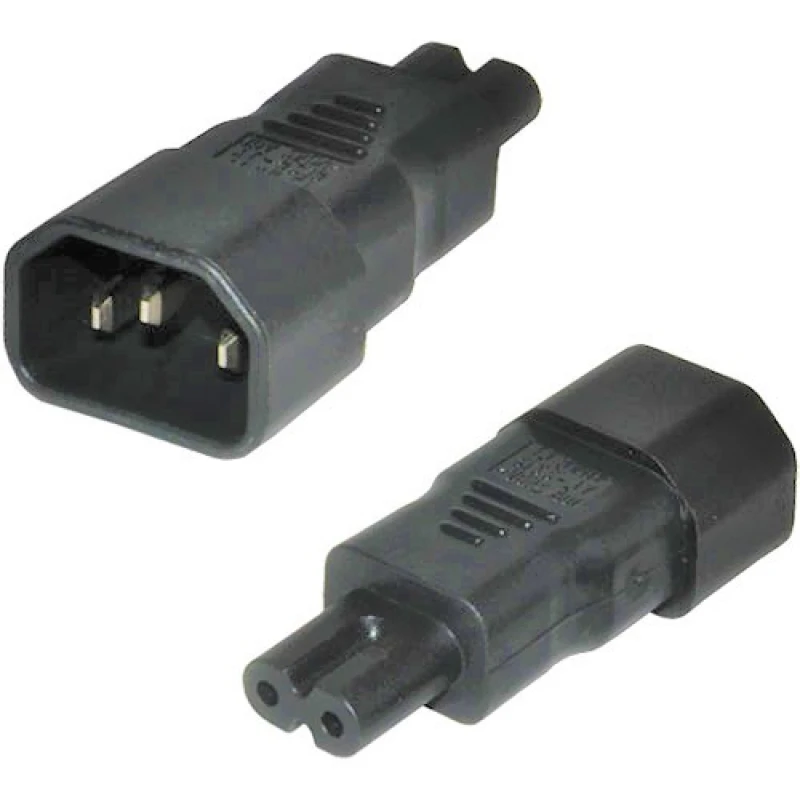 Image of Cablenet IEC Male C14 - Figure of 8 C7 Power Adaptor