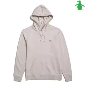 Image of Original Penguin Fleece Popover Hoodie - Beige