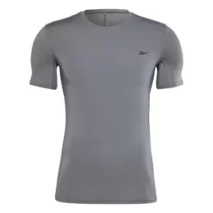 Image of Reebok Short Sleeve Compression T-Shirt Mens - Grey