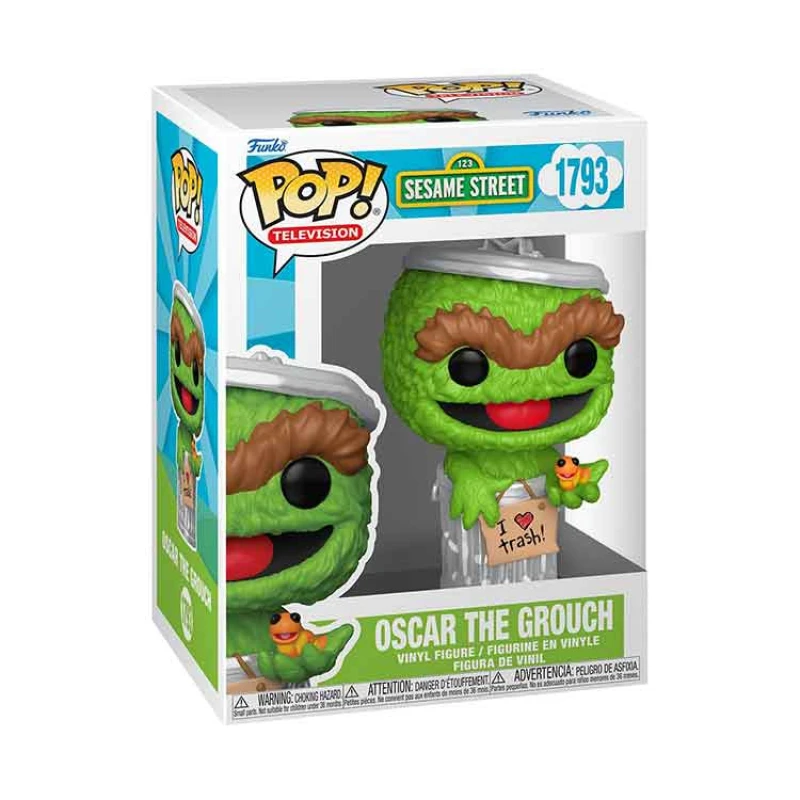 Image of AJ Toys & Books Funko Sesame Street POP! TV Vinyl Figure Oscar the Grouch