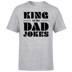Image of King of the Dad Jokes T-Shirt - Grey - 4XL