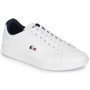 Image of Lacoste CARNABY EVO TRI1 SMA mens Shoes Trainers in White,9