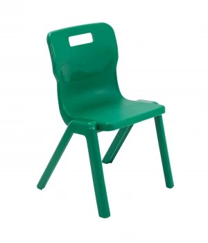 Image of Titan One Piece Chair Size 4 - 380mm Seat Height - Green