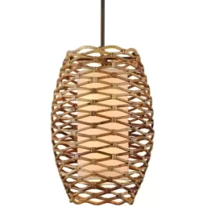 Image of Balboa 6 Light Pendant Natural Rattan