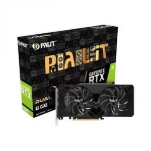 Image of Palit Dual GeForce RTX2060 6GB GDDR6 Graphics Card
