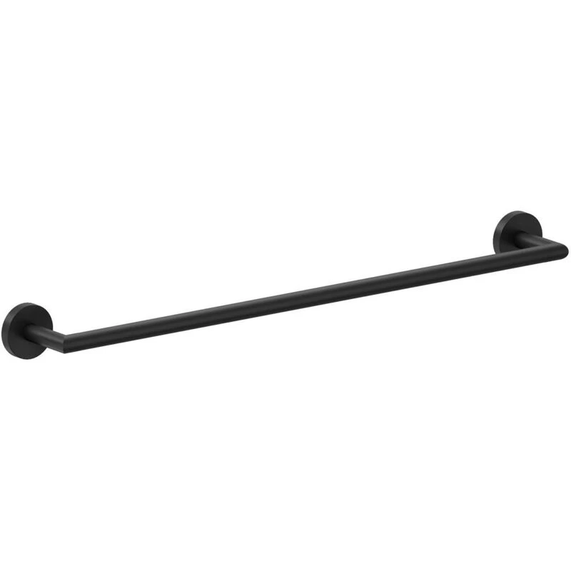 Image of Cosmic Towel Rail, 40Cm, Matt Black, Hidden Fixings, Anti-Corrosion, Start Collection