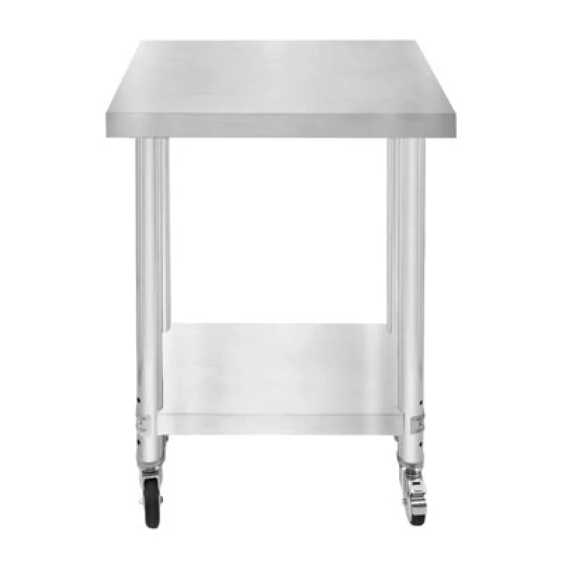Image of KUKOO Catering Work Bench Table Stainless Steel Food Prep Kitchen 5055986176299