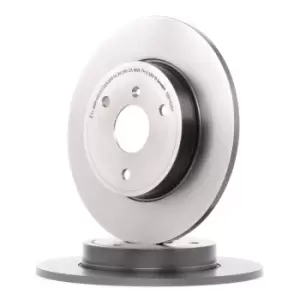 Image of BREMBO Brake disc SMART 08.8163.21 0004341V001000000,0004341V002000000,0004341V003000000 Brake rotor,Brake discs,Brake rotors 4514210112,A4514210112