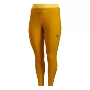 Image of adidas + CoolReady Lounge Leggings Womens - Gold