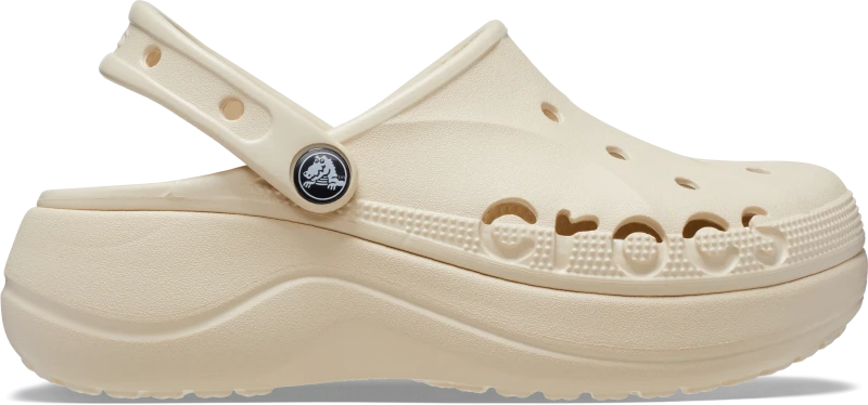 Image of Crocs Women Baya Platform Clogs Winter White 4
