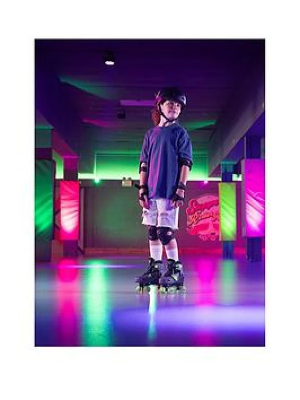 Image of Xootz Quad LED Skates - Green - 9-12 (27-31), Green TY6340-S
