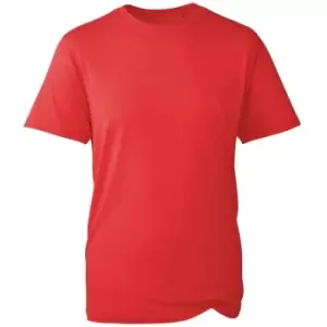 Image of Anthem Mens Organic T-Shirt (S) (Red)
