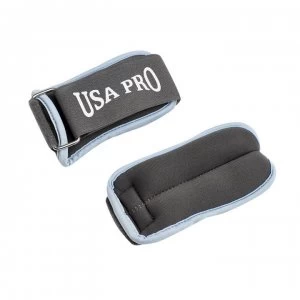 Image of USA Pro Ankle and Wrist Weights - Grey/Blue