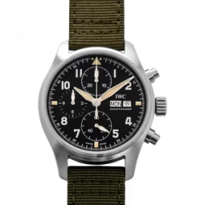 Image of Pilot's Watch Chronograph Spitfire Automatic Black Dial Mens Watch