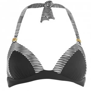 Image of Biba Monochrome Paris Bikini Top - Black