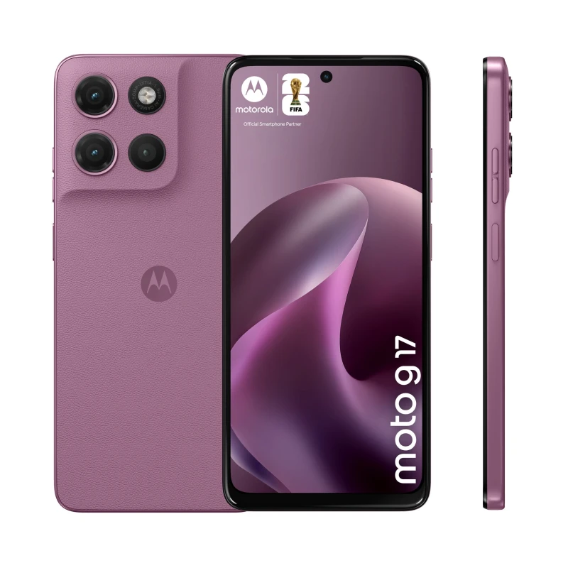 Image of Motorola Motorola moto g17 17.1cm (6.72") Dual SIM Android 15 USB Type-C 4GB 128GB 5200 mAh Pink PBBK0012GB