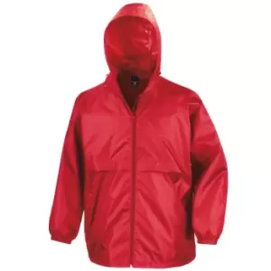 Image of Result Mens Core Lightweight Waterproof Shield Windproof Jacket (L) (Red)