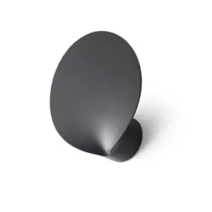 Image of Lotus Outdoor LED Dark Grey Wall Light 18W 3000K IP65