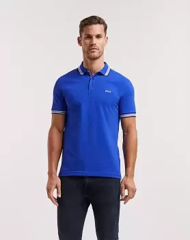 Image of BOSS Blue Short Sleeve Paddy Polo