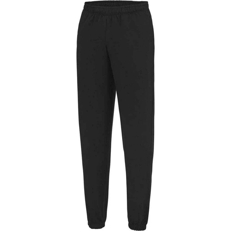 Image of AWDis AWDis Men College Cuffed Ankle Jogging Bottoms in Black Size: Small Black S Male 5063527294197