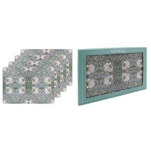 Image of William Morris Pimpernel Set Of 4 Placemats By Lesser & Pavey