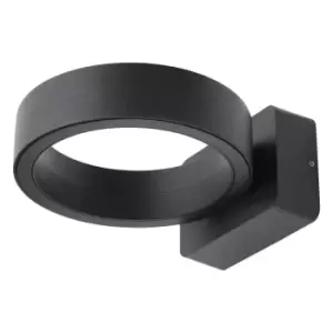 Image of Zinc KITT 16W LED Outdoor Downlight Black