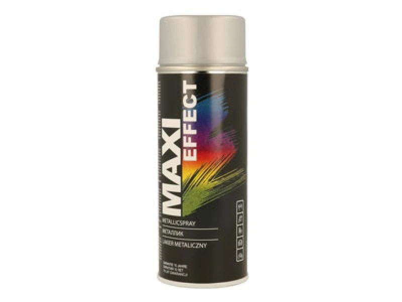 Image of Maxicolor Mx0021 Maxieffect Spray Metallic Silver 400Ml Mxcmx0021
