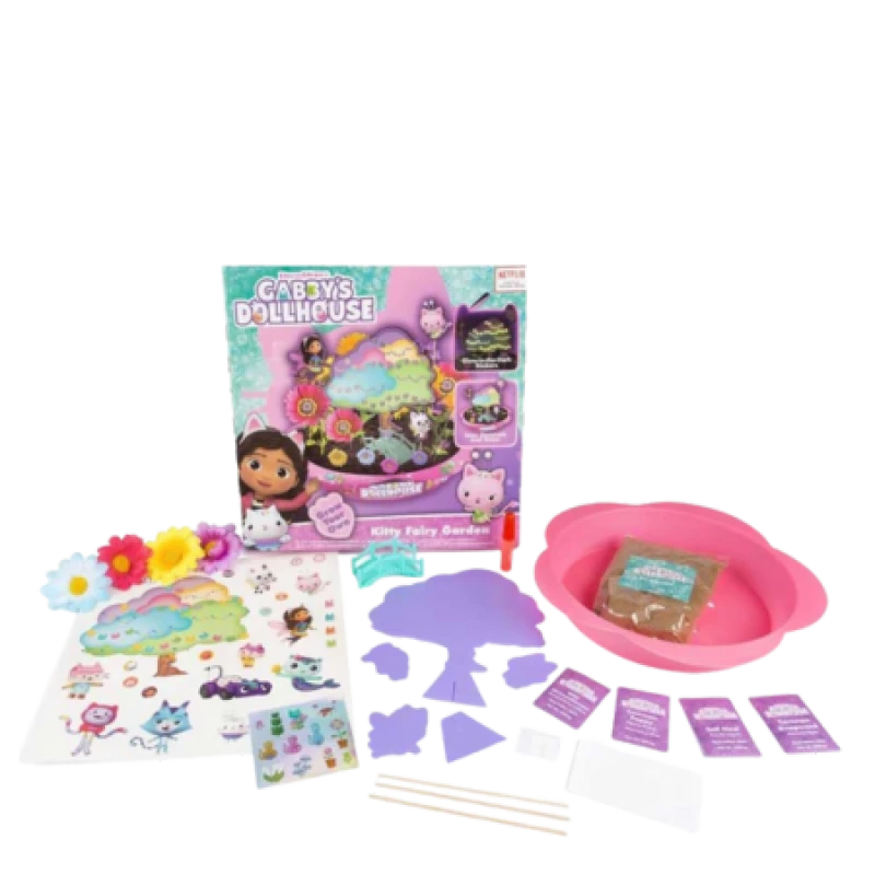 Image of Gabby's Dollhouse Grow Your Own Kitty Fairy Garden Multi unisex