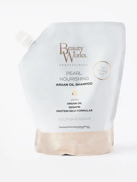 Image of Beauty Works Pearl Nourishing Shampoo Refill Pouch 500ml