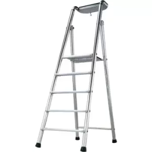 Image of TB Davies Pro Probat Platform Step Ladder 5 Tread SWH 2.8m Aluminium