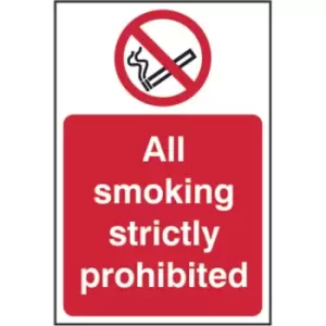 Image of All Smoking Strictly Prohibited - Sav (200 x 300mm)