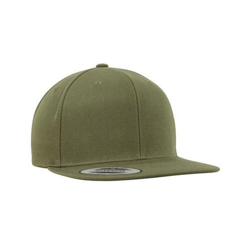Image of Yupoong Mens The Classic Premium Snapback Cap in Dark Brown Dark Brown Male One Size