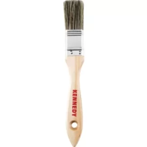 Image of Kennedy Paint Brush Wooden Handled 1" Wide- you get 5