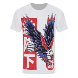 Image of Unorthodox Collective Mens Eagle T-Shirt (XL) (White/Red/Blue)