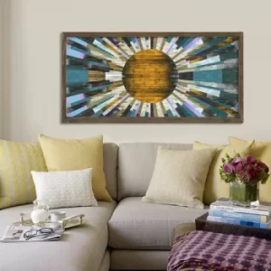 Image of TAH056 Multicolor Decorative Framed MDF Painting