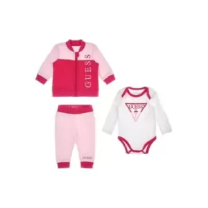 Image of Guess 3 PC Tracksuir Bb34 - Pink