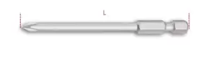 Image of Beta Tools 862 PH-XL 1x 1/4" Hex Drive Phillips Bit PH3 x 100mm Long