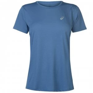 Image of Asics Core Running T Shirt Ladies - Azure Blue