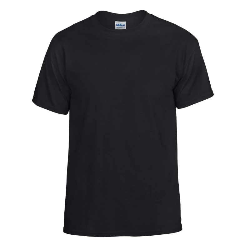 Image of Gildan Mens Plain DryBlend T-Shirt in Black Size: 3XL Black Male 3XL