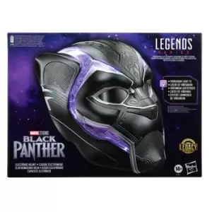 Image of Hasbro Marvel Legends Series Black Panther Electronic Role Play Helmet