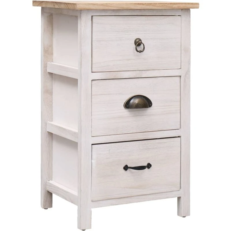 Image of VIDAXL Side Cabinet 35x25x57cm Paulownia Wood Vidaxl 284076