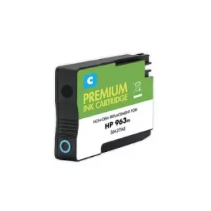 Image of Q-Connect HP 963XL Remanufactured Inkjet Cart HY Cyan RIC963XLC