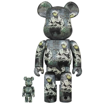 Image of Medicom Riot Cop 100% & 400% Be@rbrick 2-pack