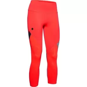 Image of Under Armour Embossed Leggings - Red