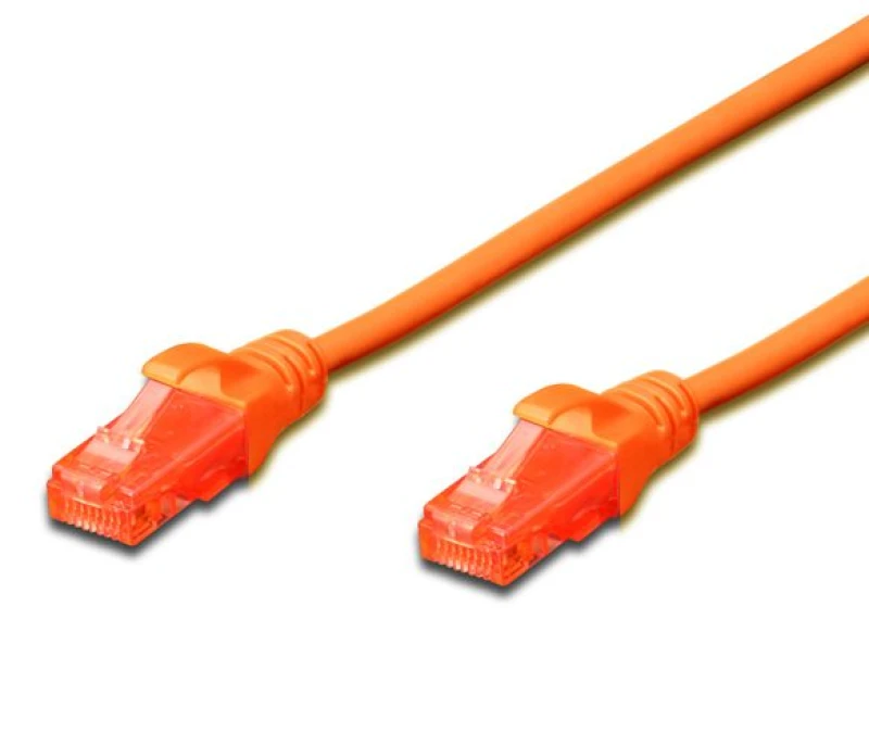 Image of FDL 0.25M CAT.6 UTP PATCH CABLE - Orange