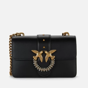 Image of Pinko Womens Love Classic Icon Simply Jewel Bag - Black