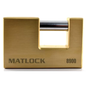 Image of Lock Block Brass Keyed Alike Padlock - 83MM
