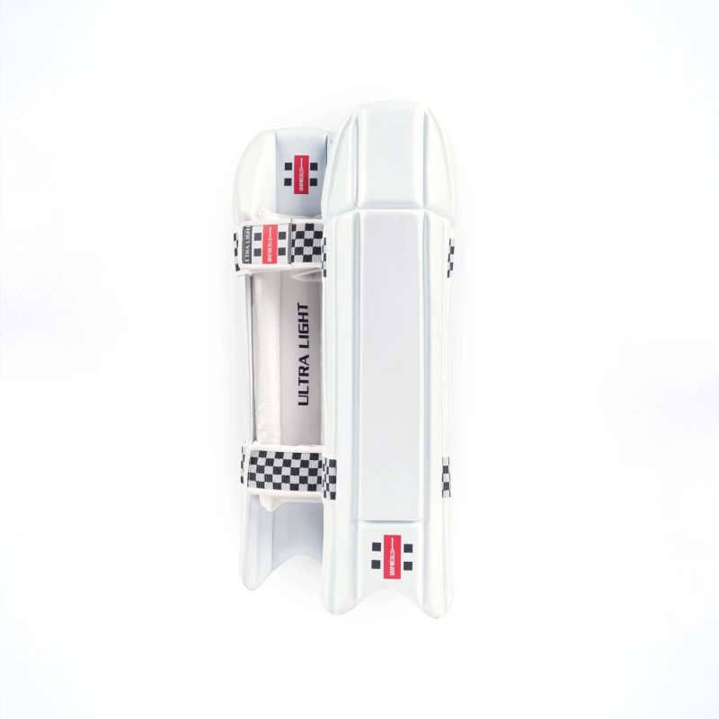 Image of Gray Nicolls Super Lite Wicket Keeping Pads White male Youths