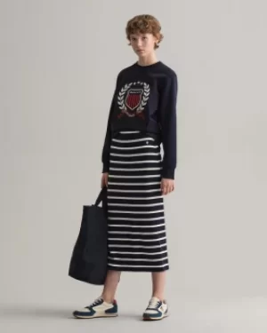Image of GANT Breton Stripe Jersey Skirt